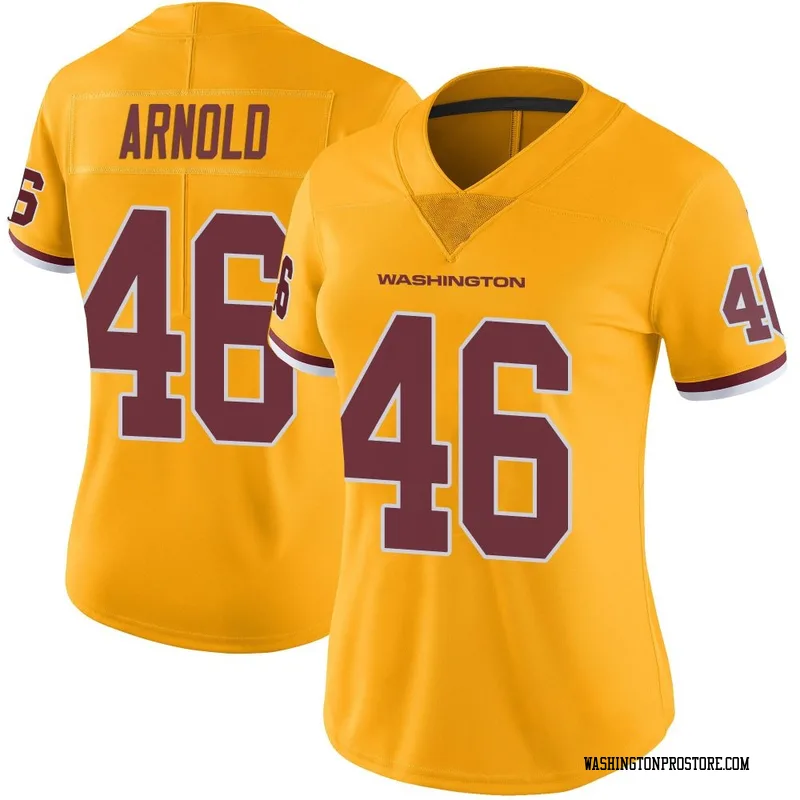 Gold Women's Kam Arnold Washington Commanders Limited Color Rush Jersey