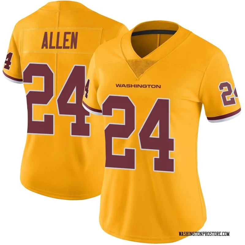 Gold Women's Kazmeir Allen Washington Commanders Limited Color Rush Jersey