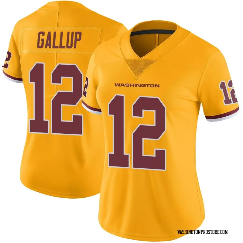 Gold Women's Michael Gallup Washington Commanders Limited Color Rush Jersey