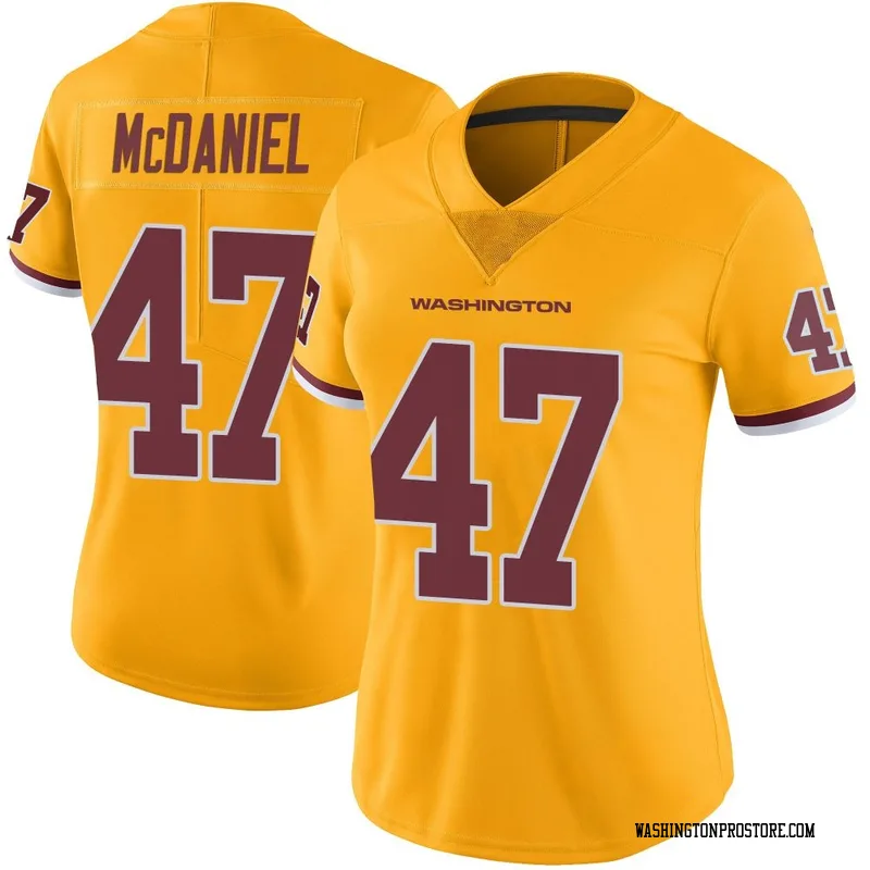 Gold Women's Robert McDaniel Washington Commanders Limited Color Rush Jersey
