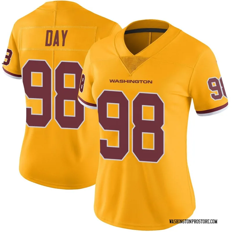 Gold Women's Sheldon Day Washington Commanders Limited Color Rush Jersey
