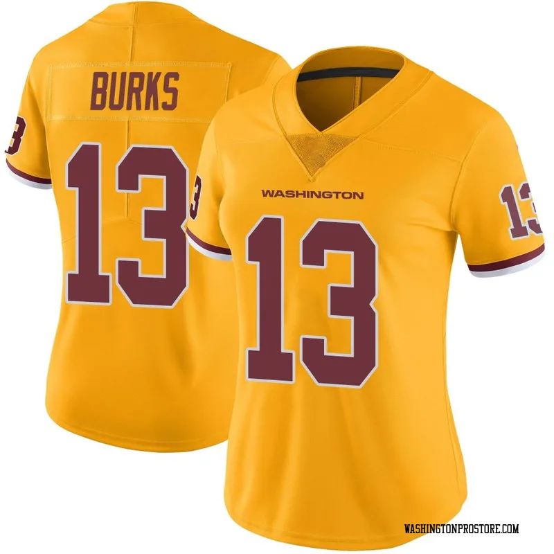 Gold Women's Treylon Burks Washington Commanders Limited Color Rush Jersey