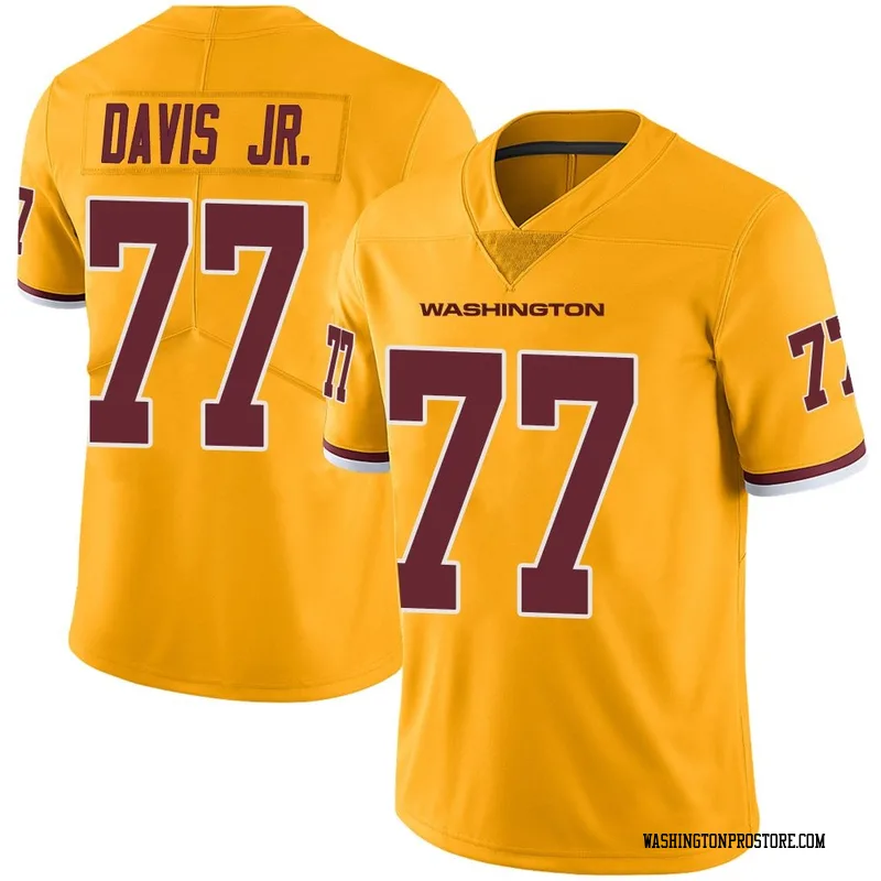 Gold Youth Carl Davis Jr. Washington Commanders Limited Color Rush Jersey
