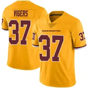 Gold Youth Car'lin Vigers Washington Commanders Limited Color Rush Jersey