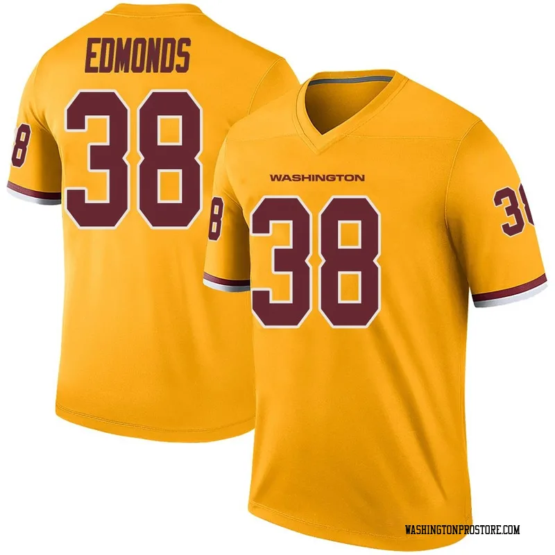 Gold Youth Chase Edmonds Washington Commanders Legend Color Rush Jersey