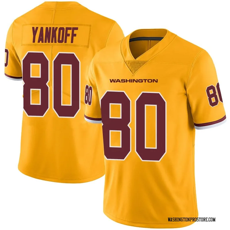 Gold Youth Colson Yankoff Washington Commanders Limited Color Rush Jersey