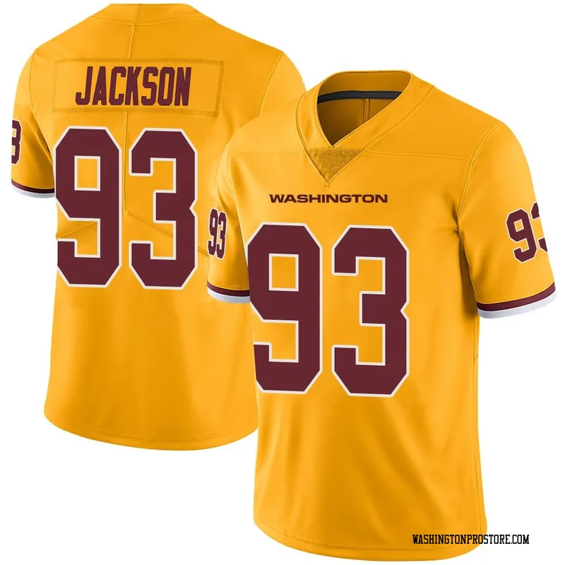 Gold Youth Drake Jackson Washington Commanders Limited Color Rush Jersey