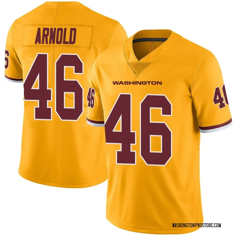 Gold Youth Kam Arnold Washington Commanders Limited Color Rush Jersey