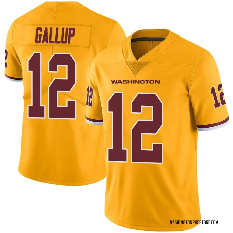 Gold Youth Michael Gallup Washington Commanders Limited Color Rush Jersey