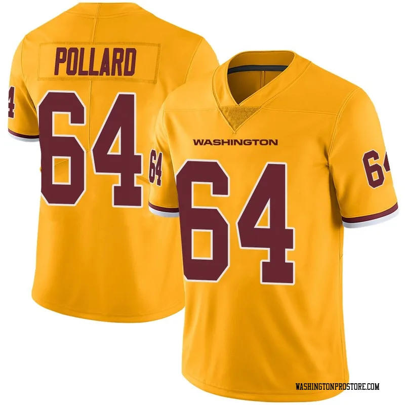 Gold Youth Norell Pollard Washington Commanders Limited Color Rush Jersey