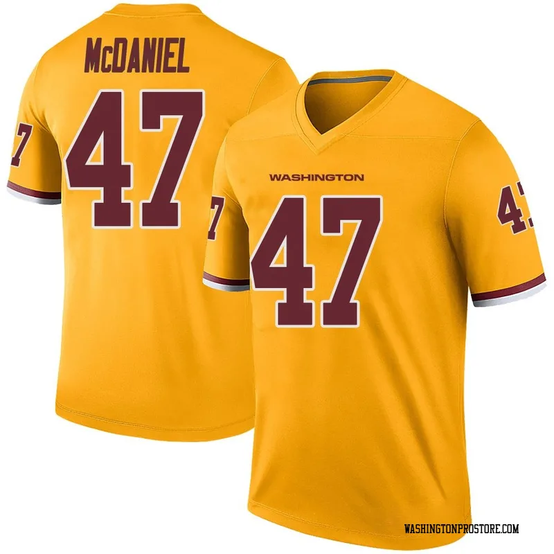 Gold Youth Robert McDaniel Washington Commanders Legend Color Rush Jersey