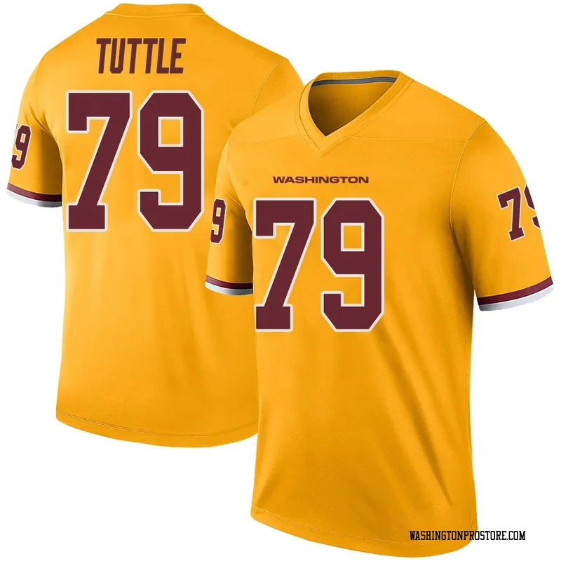 Gold Youth Shy Tuttle Washington Commanders Legend Color Rush Jersey