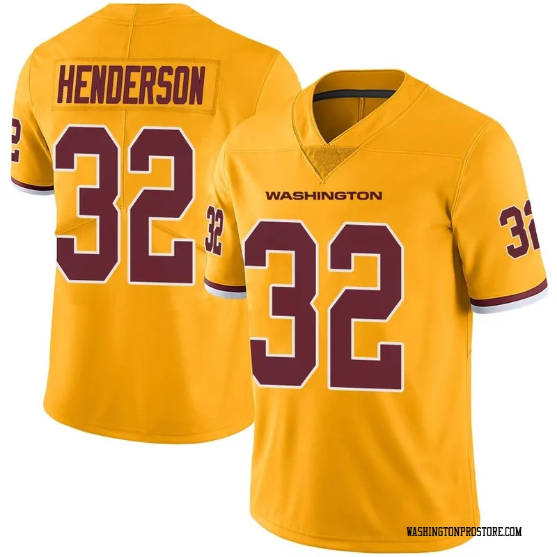 Gold Youth Xavier Henderson Washington Commanders Limited Color Rush Jersey