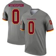 Gray Men's Ahkello Witherspoon Washington Commanders Legend Inverted Jersey