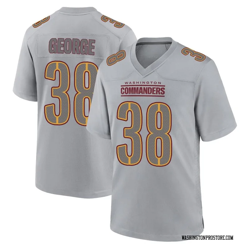 Gray Men's Allan George Washington Commanders Game Atmosphere Fashion Jersey