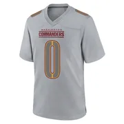 Gray Men's Anthony Firkser Washington Commanders Game Atmosphere Fashion Jersey