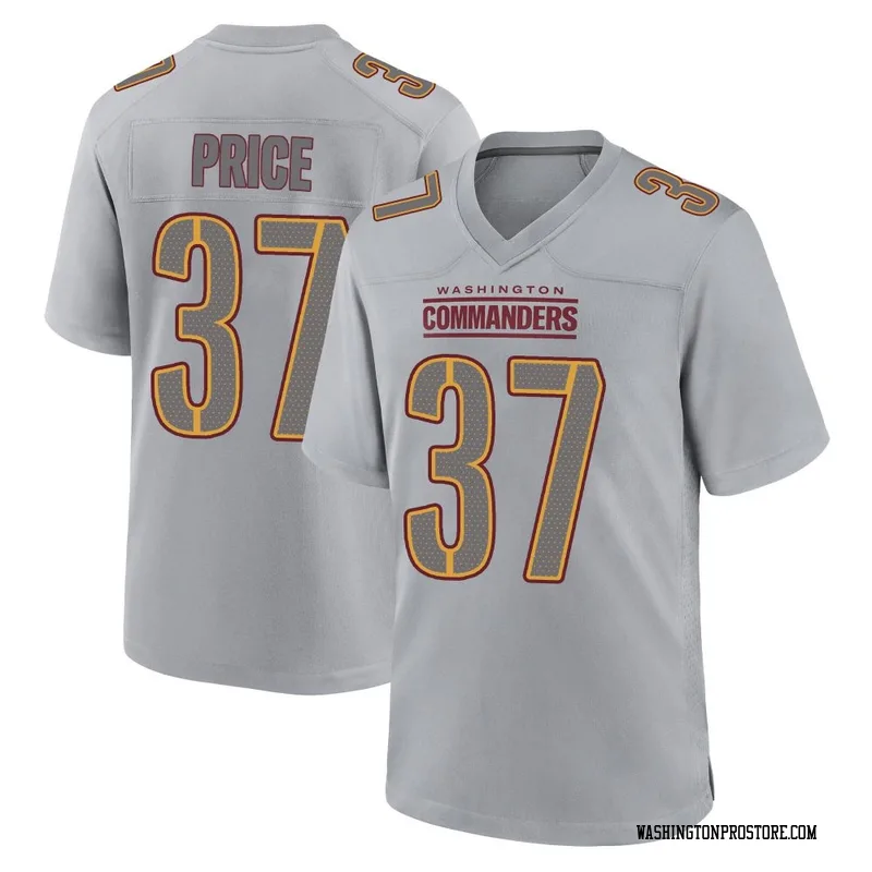 Gray Men's Bobby Price Washington Commanders Game Atmosphere Fashion Jersey