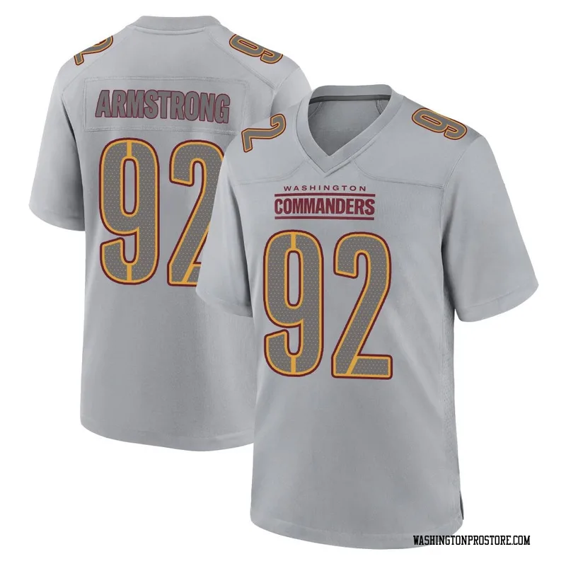 Gray Men's Dorance Armstrong Washington Commanders Game Atmosphere Fashion Jersey