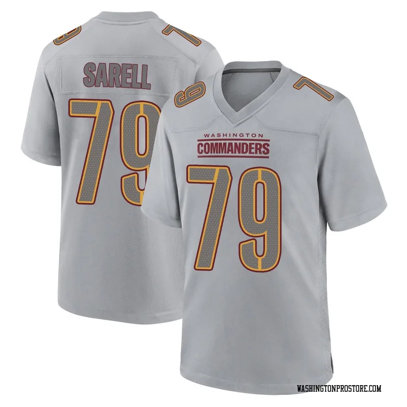 Gray Men's Foster Sarell Washington Commanders Game Atmosphere Fashion Jersey