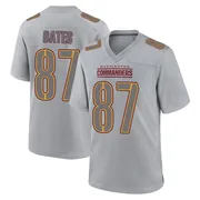 Gray Men's John Bates Washington Commanders Game Atmosphere Fashion Jersey