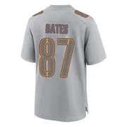 Gray Men's John Bates Washington Commanders Game Atmosphere Fashion Jersey