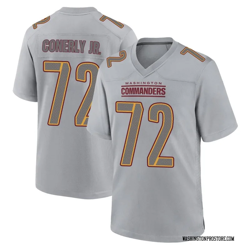 Gray Men's Josh Conerly Jr. Washington Commanders Game Atmosphere Fashion Jersey
