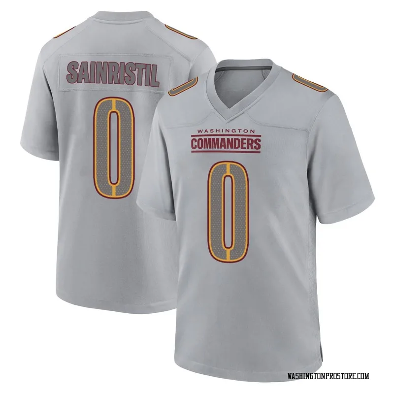 Gray Men's Mike Sainristil Washington Commanders Game Atmosphere Fashion Jersey