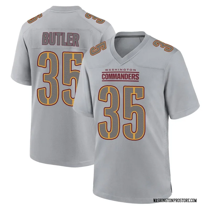 Gray Men's Percy Butler Washington Commanders Game Atmosphere Fashion Jersey
