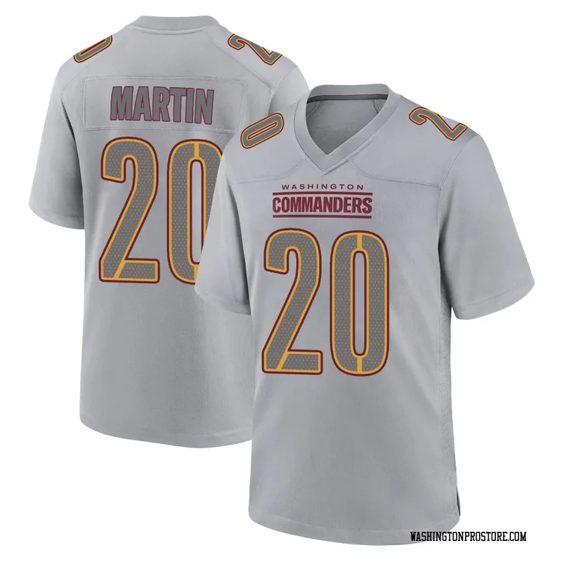 Gray Men's Quan Martin Washington Commanders Game Atmosphere Fashion Jersey