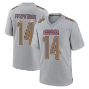 Gray Men's Ryan Fitzpatrick Washington Commanders Game Atmosphere Fashion Jersey
