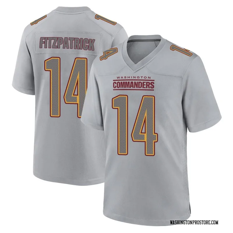 Gray Men's Ryan Fitzpatrick Washington Commanders Game Atmosphere Fashion Jersey