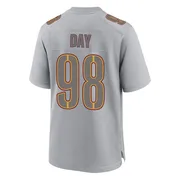 Gray Men's Sheldon Day Washington Commanders Game Atmosphere Fashion Jersey