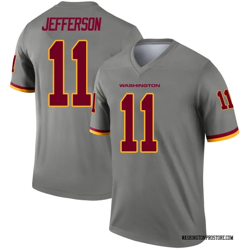 Gray Men's Van Jefferson Washington Commanders Legend Inverted Jersey