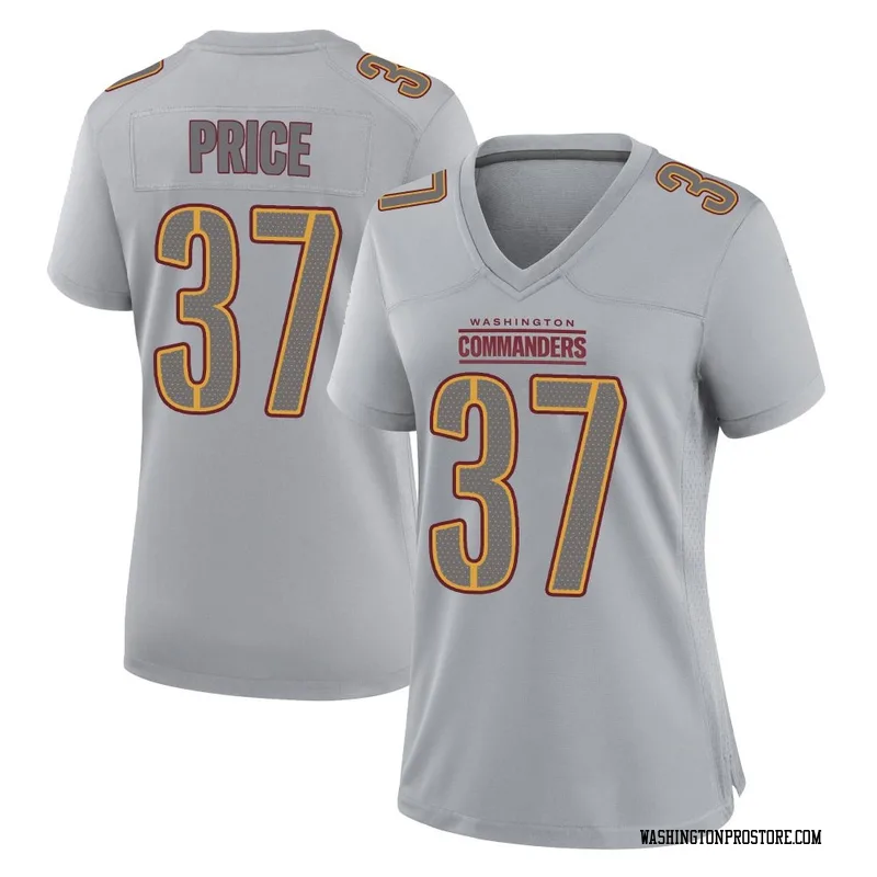 Gray Women's Bobby Price Washington Commanders Game Atmosphere Fashion Jersey
