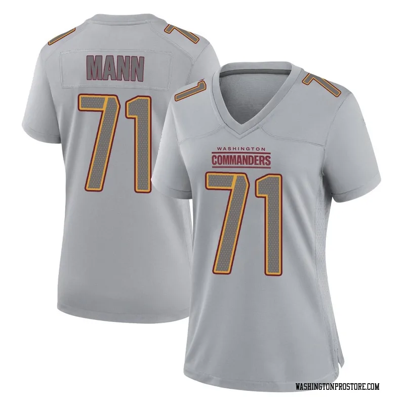 Gray Women's Charles Mann Washington Commanders Game Atmosphere Fashion Jersey