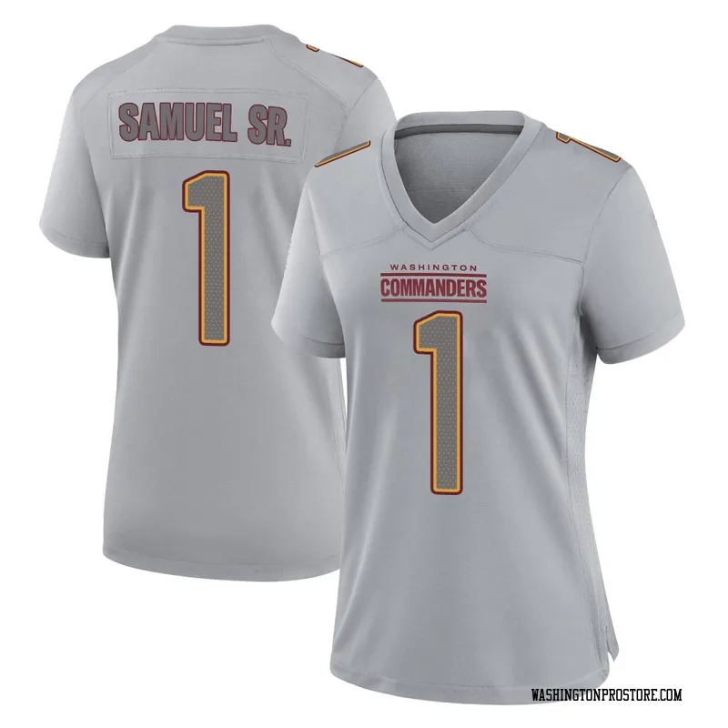 Gray Women's Deebo Samuel Sr. Washington Commanders Game Atmosphere Fashion Jersey