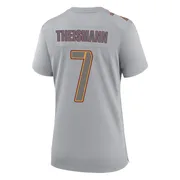 Gray Women's Joe Theismann Washington Commanders Game Atmosphere Fashion Jersey