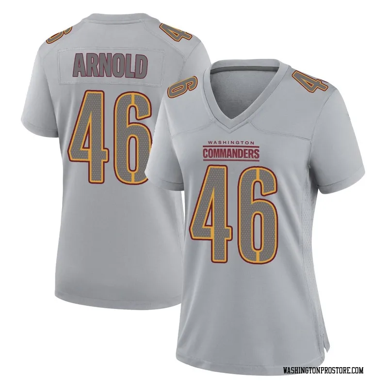 Gray Women's Kam Arnold Washington Commanders Game Atmosphere Fashion Jersey