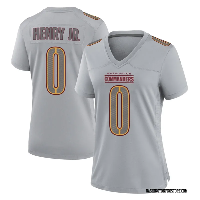 Gray Women's Robert Henry Jr. Washington Commanders Game Atmosphere Fashion Jersey