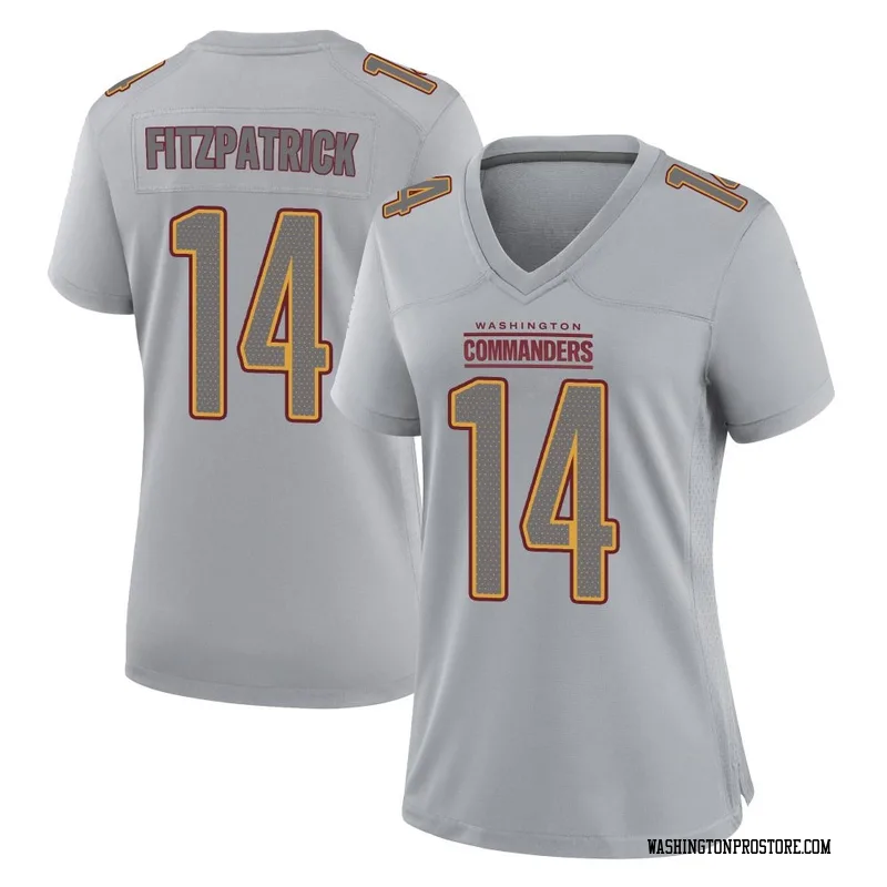 Gray Women's Ryan Fitzpatrick Washington Commanders Game Atmosphere Fashion Jersey