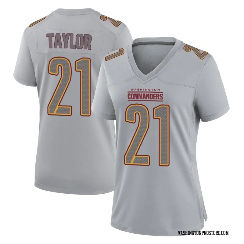 Gray Women's Sean Taylor Washington Commanders Game Atmosphere Fashion Jersey