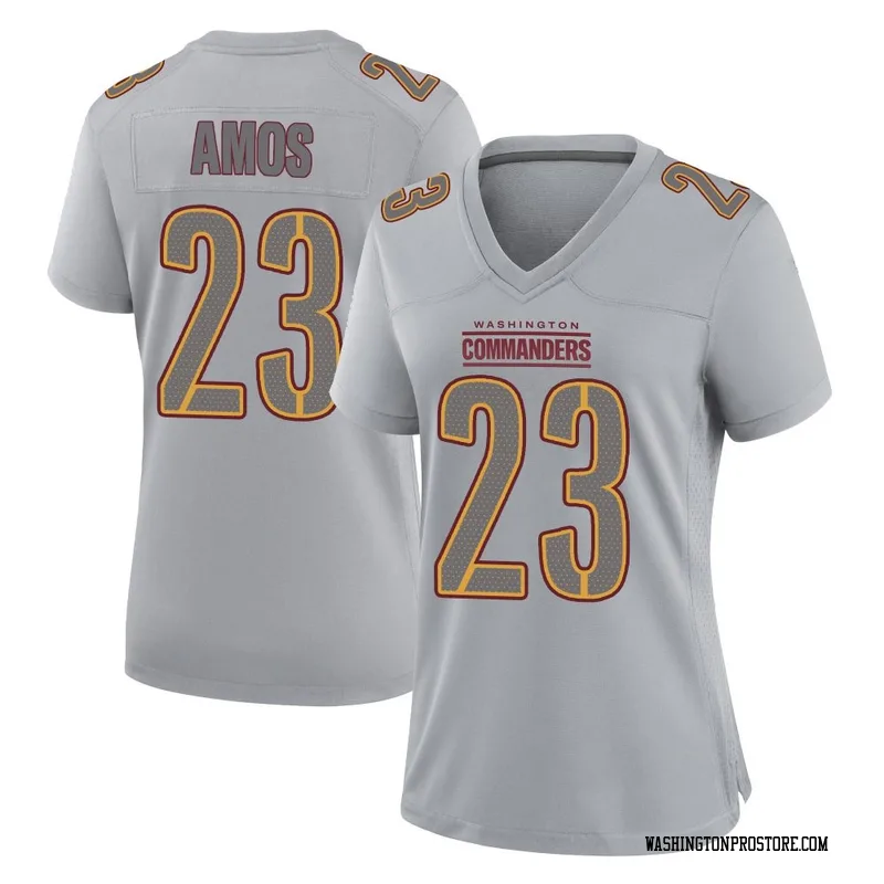 Gray Women's Trey Amos Washington Commanders Game Atmosphere Fashion Jersey