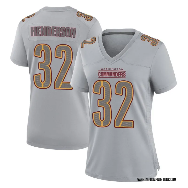 Gray Women's Xavier Henderson Washington Commanders Game Atmosphere Fashion Jersey