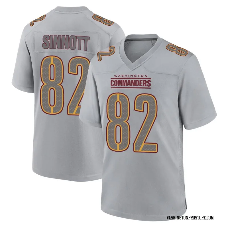 Gray Youth Ben Sinnott Washington Commanders Game Atmosphere Fashion Jersey