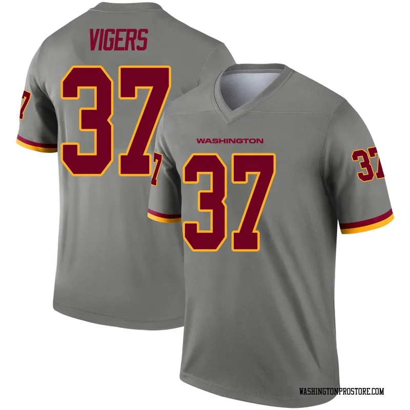 Gray Youth Car'lin Vigers Washington Commanders Legend Inverted Jersey