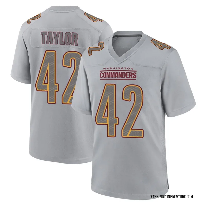 Gray Youth Charley Taylor Washington Commanders Game Atmosphere Fashion Jersey