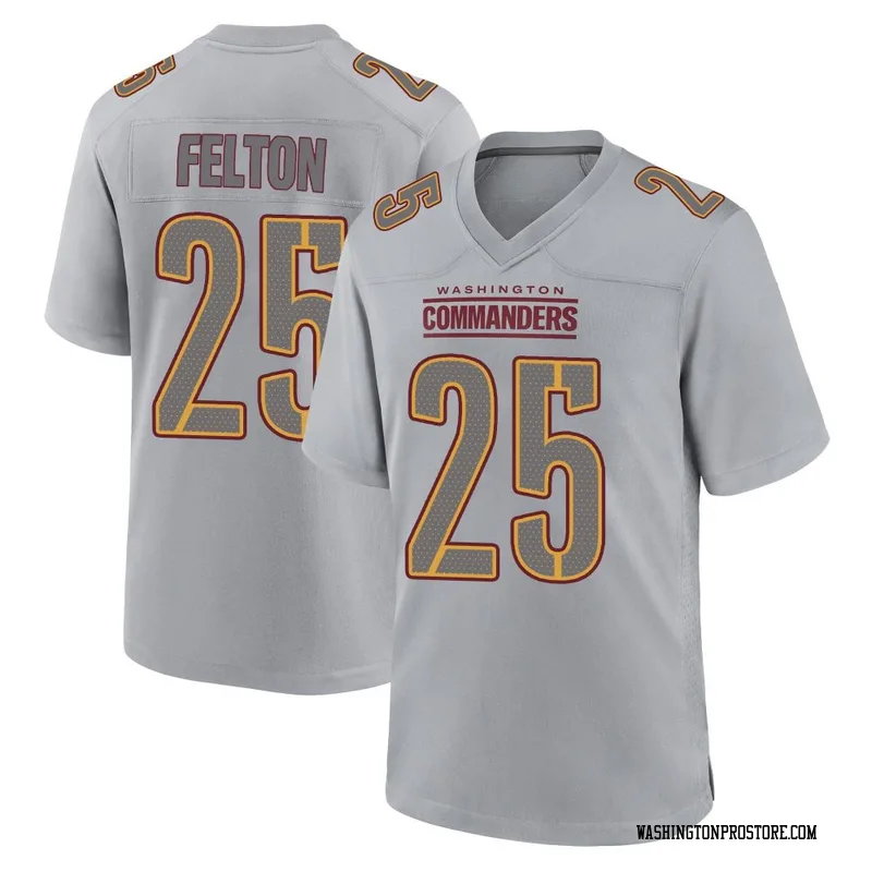 Gray Youth Demetric Felton Washington Commanders Game Atmosphere Fashion Jersey