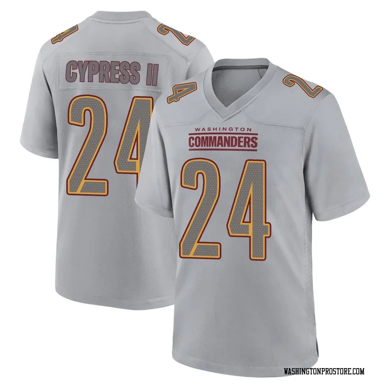Gray Youth Fentrell Cypress II Washington Commanders Game Atmosphere Fashion Jersey