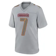 Gray Youth Joe Theismann Washington Commanders Game Atmosphere Fashion Jersey