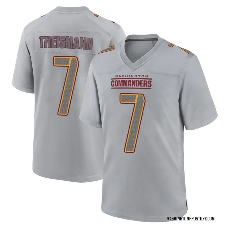 Gray Youth Joe Theismann Washington Commanders Game Atmosphere Fashion Jersey